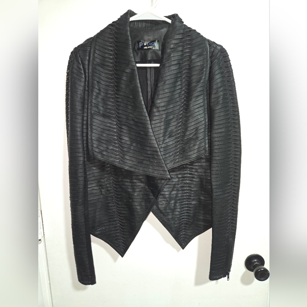 P luca Milano leather jacket